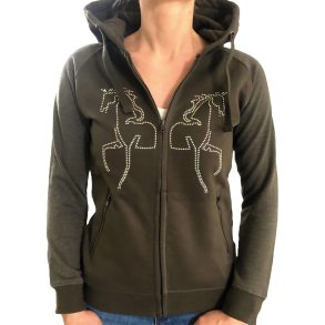 NoConcept Zipper Horses Olive