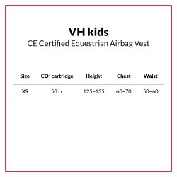 V-H Hit-Air airbagvest til brn (XS)