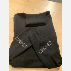 Sort rullekrave med kde motiv