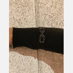 Sort rullekrave med kde motiv